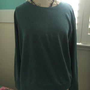 Long sleeve crew neck sweatshirt